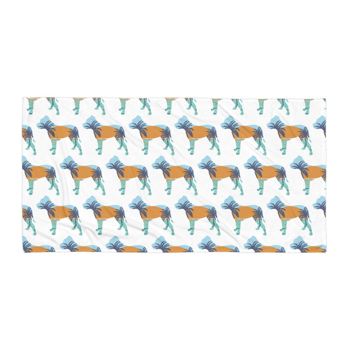 Pawsitive Vibes Beach Towel