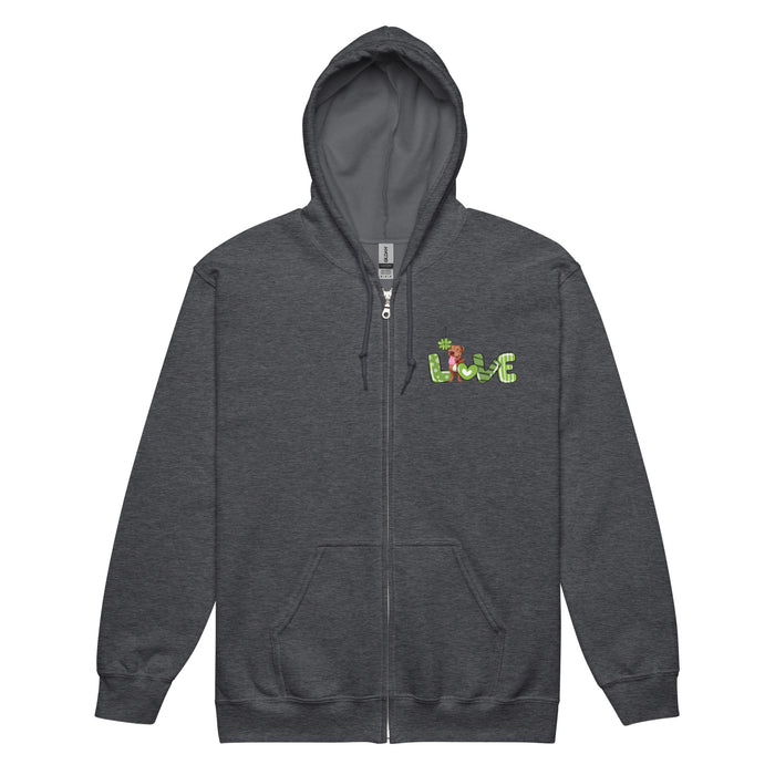 4-Leaf Love Zip Hoodie