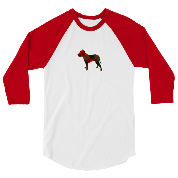 "Plaid Pittie" 3/4 Sleeve Shirt