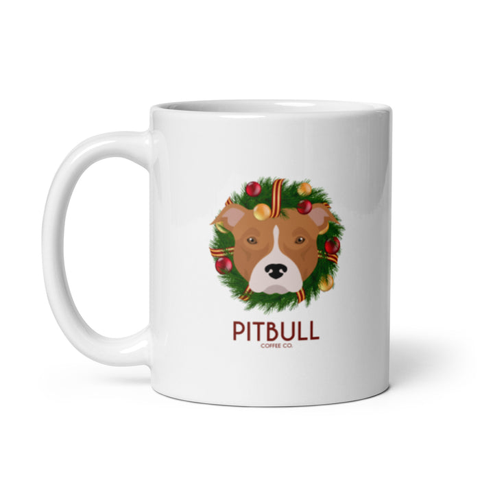 "Pittie Wreath" Mug