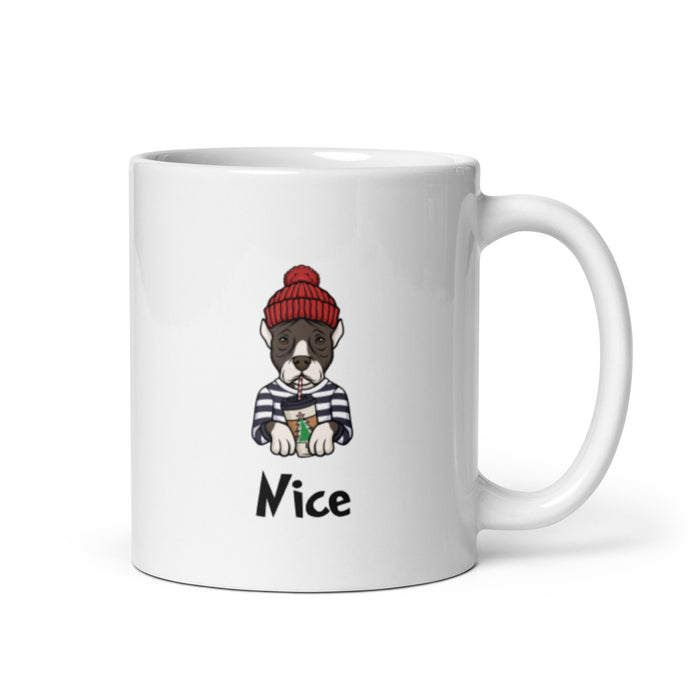 "Nice Pittie" Holiday Mug